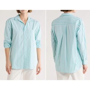 Frank & Eileen  100% Cotton woven in Italy Button Up Shirt Oversized Size Large
